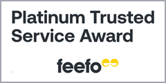 Feefo Platinum Trusted Service Award