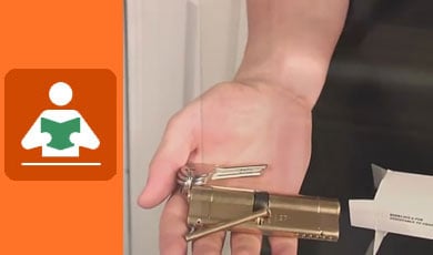 How To Measure a Euro Cylinder Lock Barrel