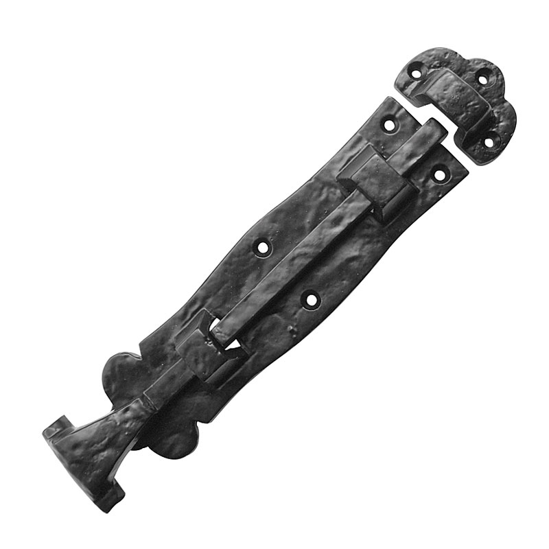 Frelan Black B5 Tudor Antique Straight Door Bolt, 200Mm