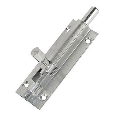 Frelan Straight Barrel Bolt - 64Mm X 25Mm - Chrome Satin