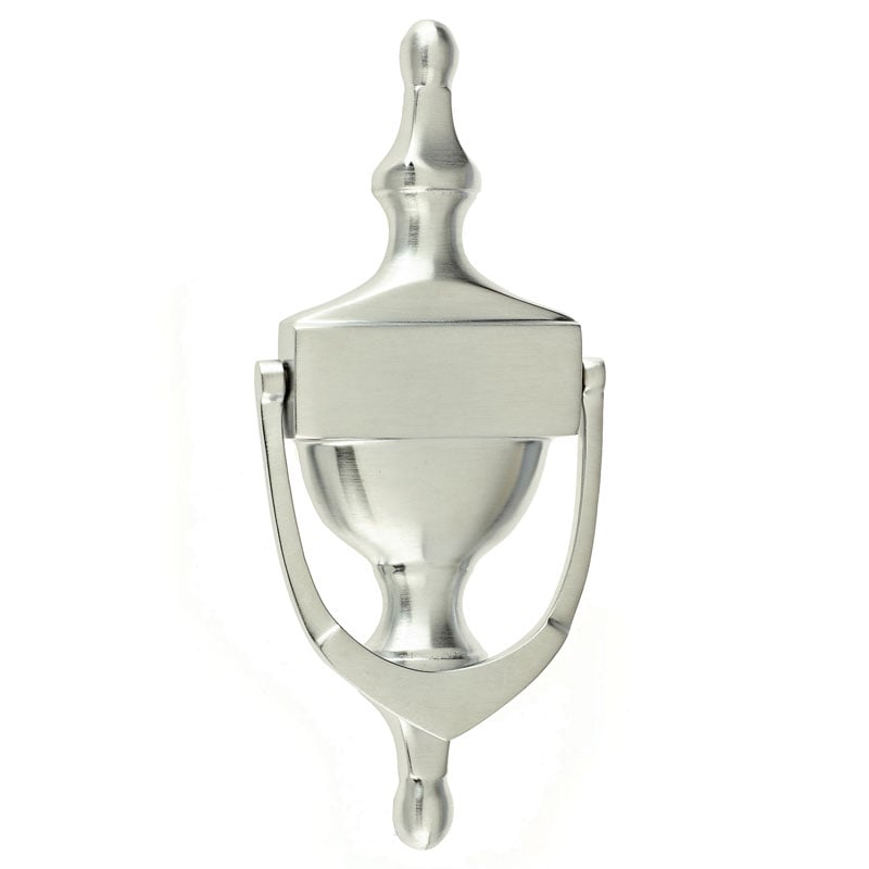 Mila Victorian Urn Knocker In Brushed Steel.