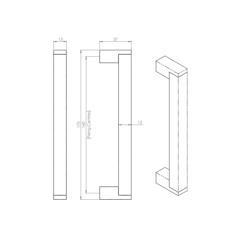 Diagram Image for CH09 Square Section Handle