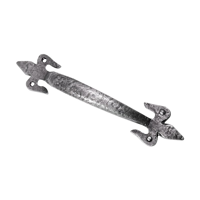 Frelan Ch306 Pewter Fleur De Lys Pull Handle, 125Mm