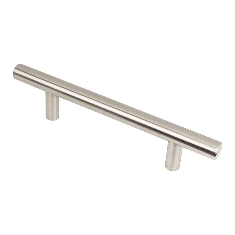 Hafele Ch401 Solid T-Bar Handle, Brushed Nickel, 306Mm