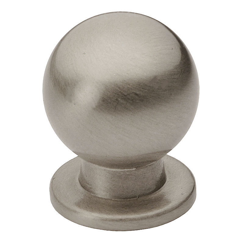 Frelan Ch426 Palla Round Cupboard Knob, Brushed Nickel, 22Mm