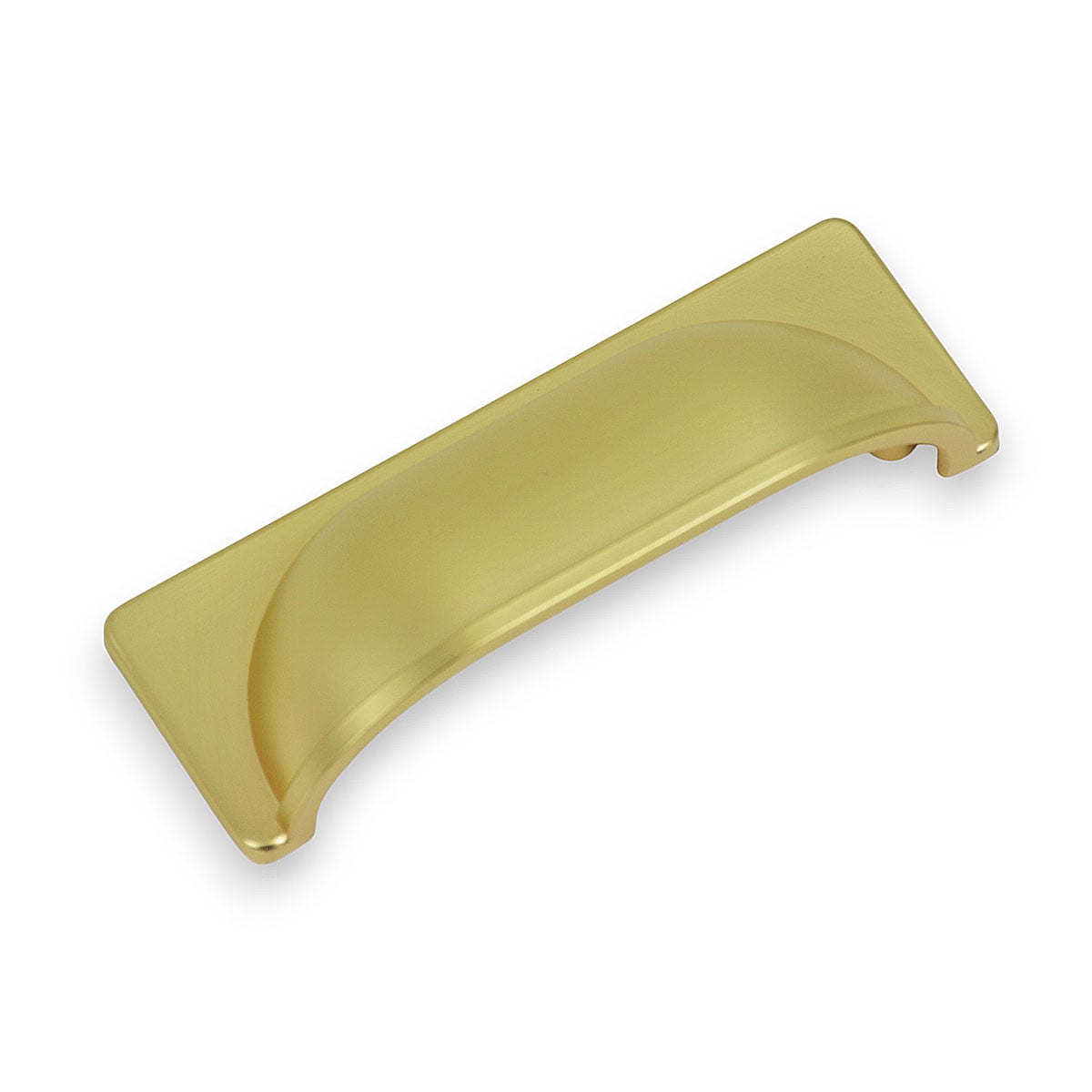 Handlestore Satin Brass Cup Handle Ch454, 76Mm Fixing Holes.