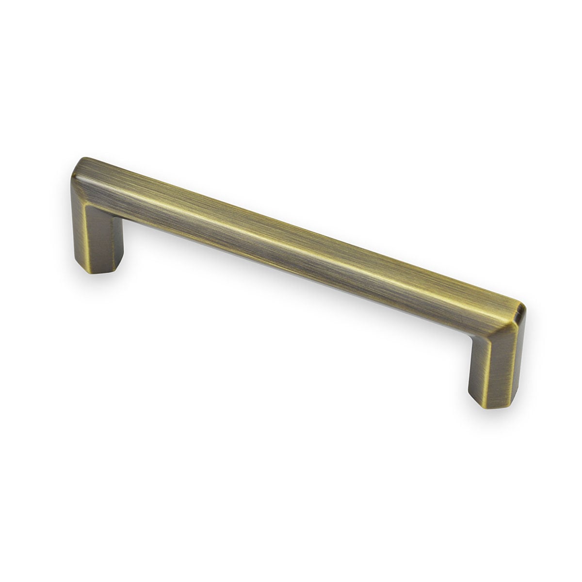 Handlestore Hexagon Cupboard Pull Handle, Antique Brass, 96Mm
