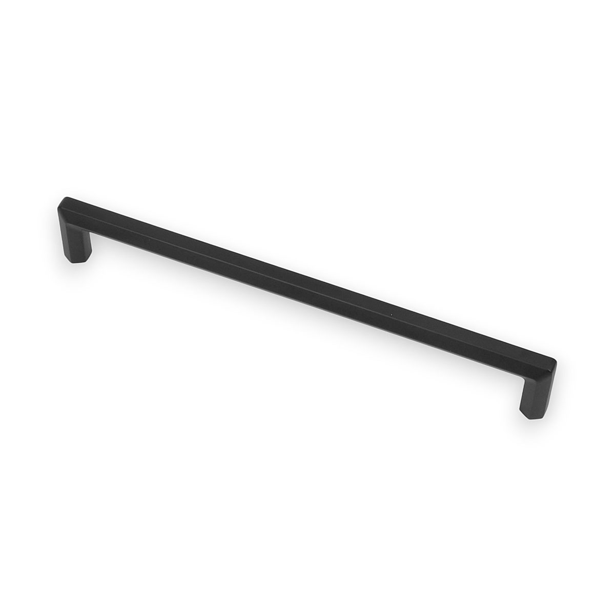 Handlestore Black Hexagon Cupboard Pull Handle, Matt 192Mm