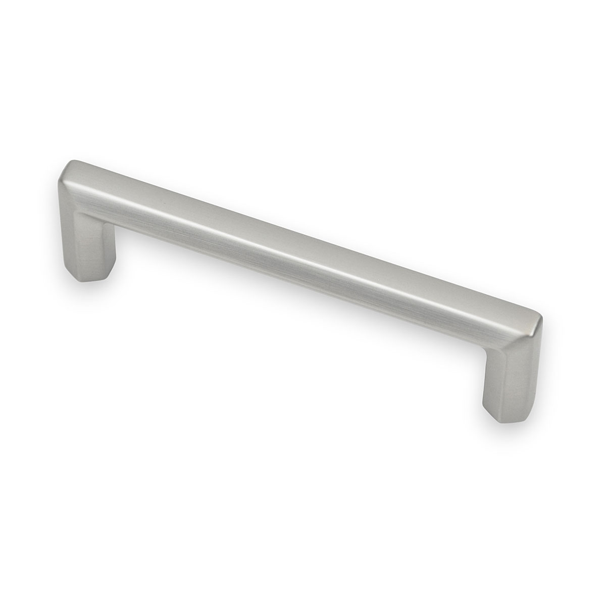 Handlestore Hexagon Cupboard Pull Handle, Satin Nickel, 96Mm