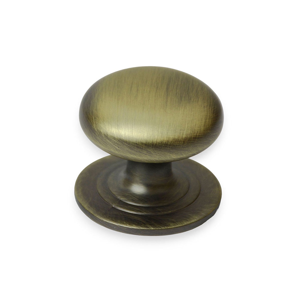Handlestore Ch85 Victorian Cupboard Knob, Antique Brass, 24Mm