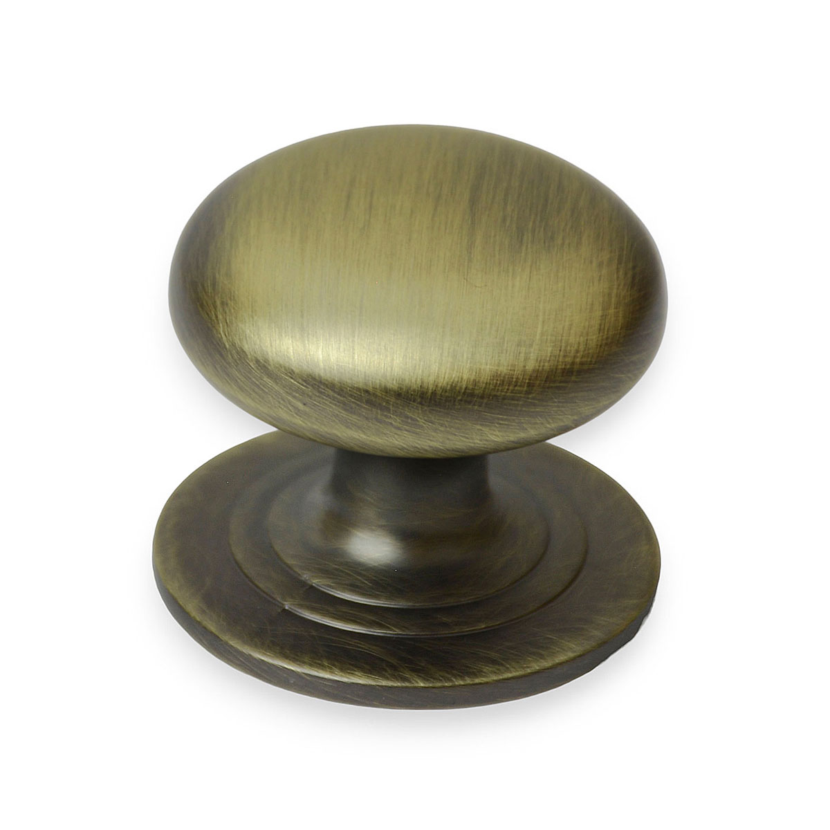 Handlestore Ch85 Victorian Cupboard Knob, Antique Brass, 30Mm
