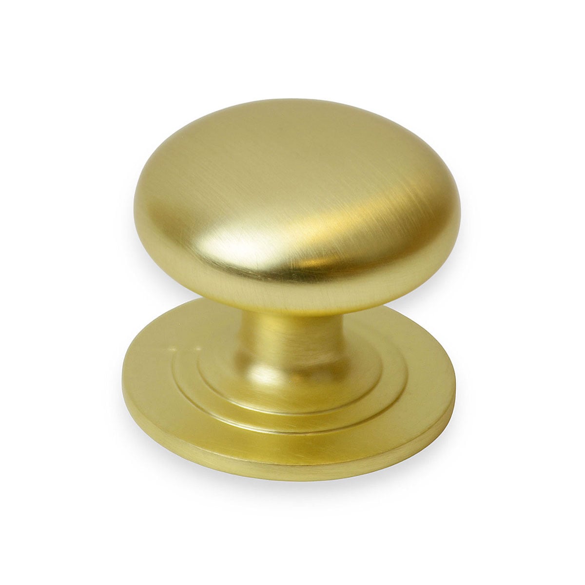 Handlestore Ch85 Victorian Cupboard Knob, Satin Brass, 30Mm