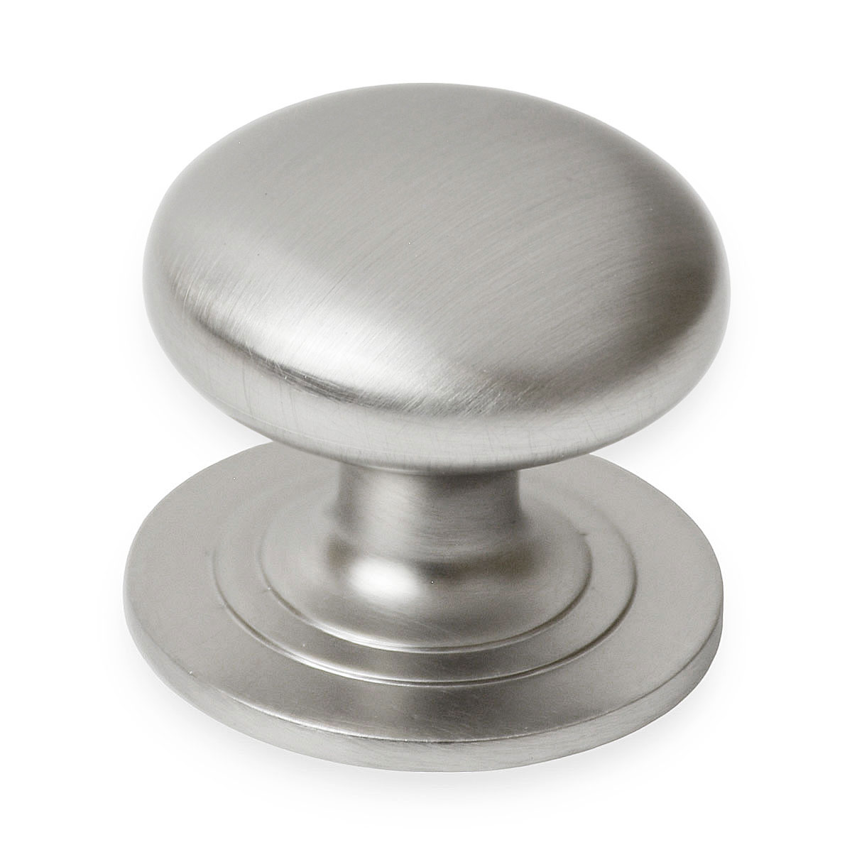 Handlestore Ch85 Victorian Cupboard Knob, Satin Nickel, 37Mm