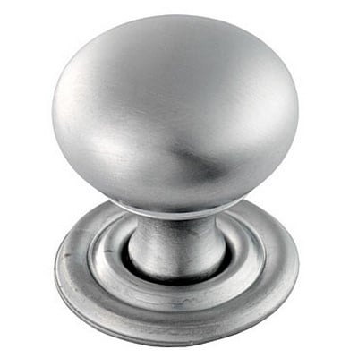 Carlisle Brass Chrome Satin Cupboard Knobs-Ch97-Size C