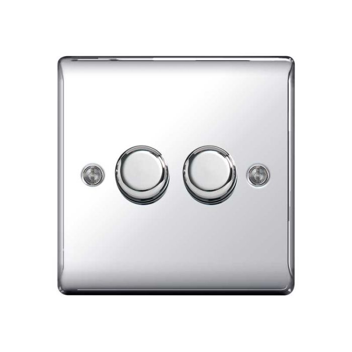Store First Ls10 LS10 Double Dimmer Light Switch - Screw Plate 2 Gang | HandleStore.com