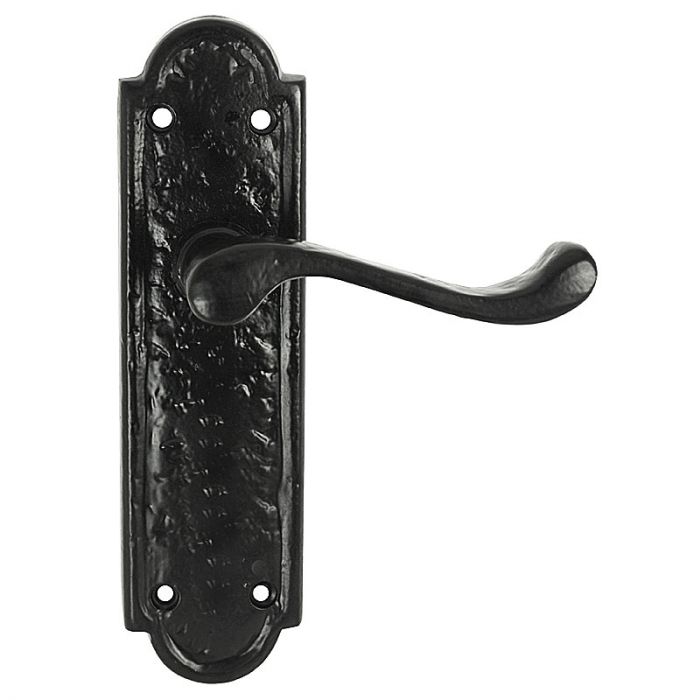 Black Antique Turnberry Latch Door Handle Z133