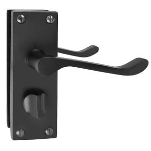 Z707 Victorian Scroll Privacy Door Handle
