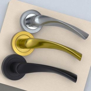 Z746 Twist Lever Rose Door Handle