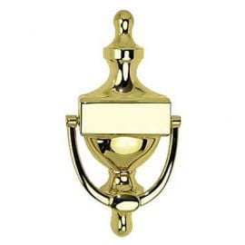 6 inch PVD brass victorian urn UPVC door knocker