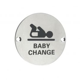 Baby Change Door Sign 