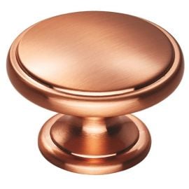 CH441 Style Cupboard Knob in Brushed Copper