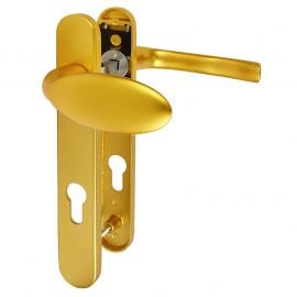 D162 Mila Prolinea Upvc Door Handles, Lever Pad, Gold