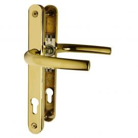 D274 | 92pz uPVC Door Handles | Polished Brass