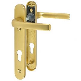Prolinea gold pvc door handles - 92PZ, 122mm centres