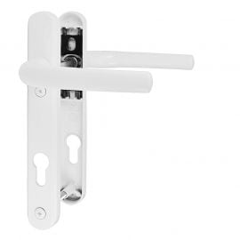 D87 - 92pz uPVC Door Handle 122mm Centres - White Semi Gloss