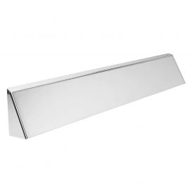 LB19 uPVC Letterbox Cowl, Polished Stainless Steel