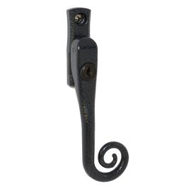 W90 Monkey Tail Espag Handle Black 40mm, Right Handed