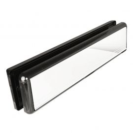 12 inch uPVC Letterbox, Chrome Polished, Panel