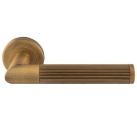 X05 Trend Lines Door Handle Antique Brass