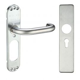 Z311 RTD Square Lever Euro Stainless Steel Door Handle