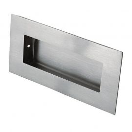 Z501 Stainless Flush Sliding Door Handle Satin Stainless Steel