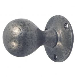 Z96 Pewter Ball Mortice Knob