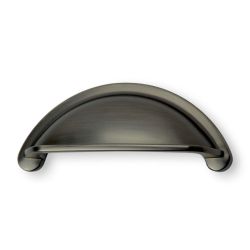 CH437 Cottage Cup Handle in Gun Metal Finish
