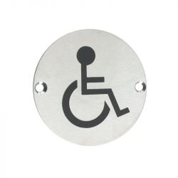 Disabled Toilet Door Sign