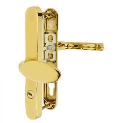 PVD Brass DS157 Mila Prosecure Security uPVC Door Handles- 92-62PZ - 211mm