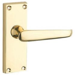Z02 Interior Door Handle Brass Polished 