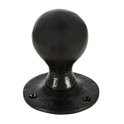 Z24 Black Antique Ball Mortice Door Knob Black Antique 