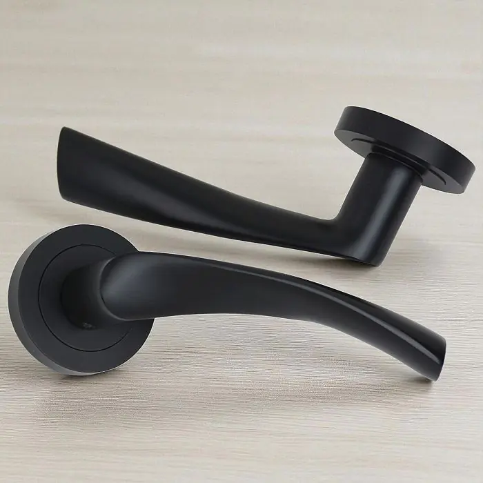 Z746 | Budget Twist Lever Rose Door Handles | HandleStore.com