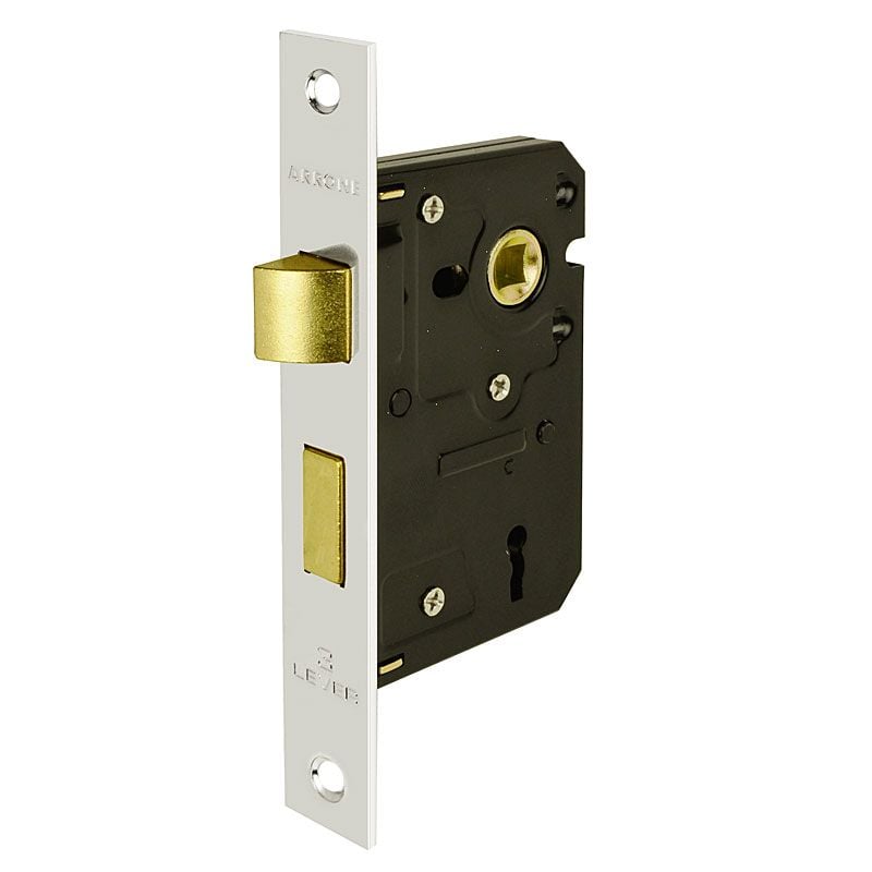 Mortice Sashlock 3 Lever for Internal Doors (63mm / 75mm)