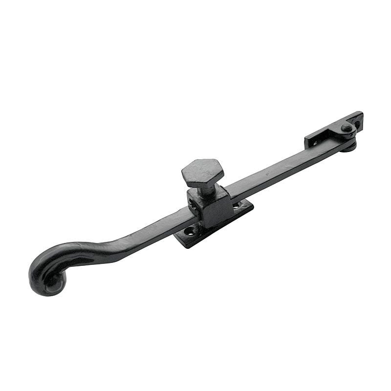Threaded Window Stay Thumb Screw Black Window Stay, 10 inch - HandleStore.com