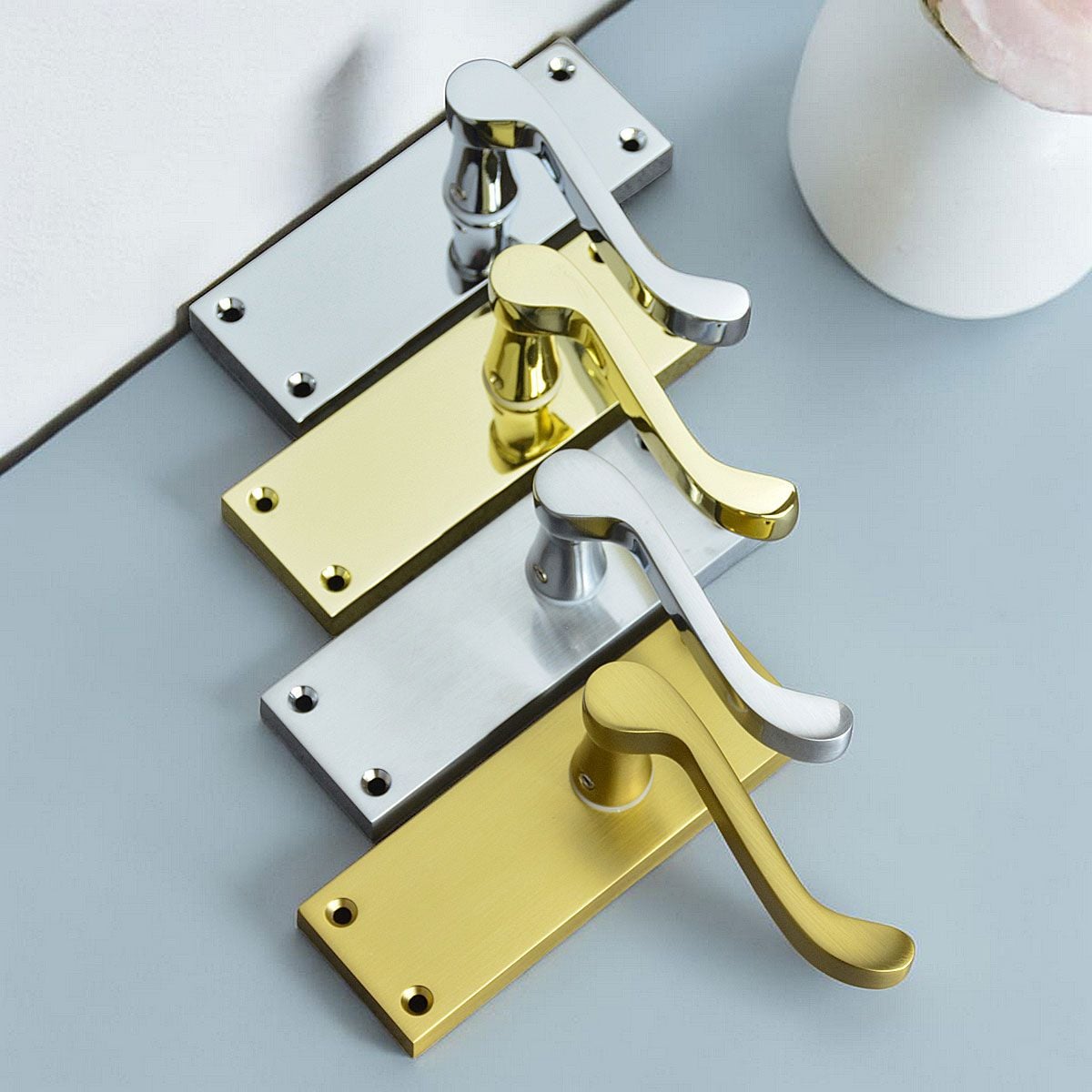 Victorian Scroll Latch Door Handles for Internal Doors | Z06