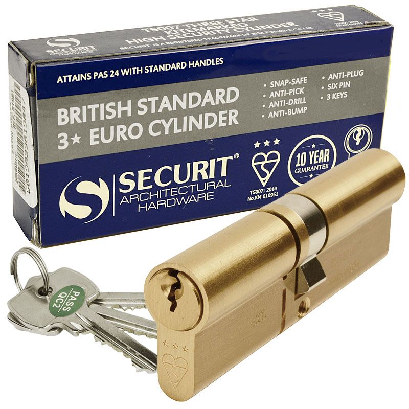 Federal Security Composite 35-35 Euro Cylinder uPVC Door Lock 3 Star Sold Secure