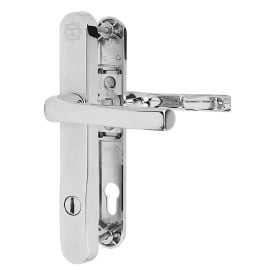 Mila Prosecure Security chrome upvc door handles - 92PZ - 211mm Mila Prosecure Security chrome upvc door handles - 92PZ - 211mm