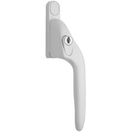 W09 Espag Window Handle White Semi Gloss 40mm W09 Espag Window Handle White Semi Gloss 40mm