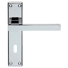 Z64 Lever Backplate Door Handle Chrome Polished Z64 Lever Backplate Door Handle Chrome Polished