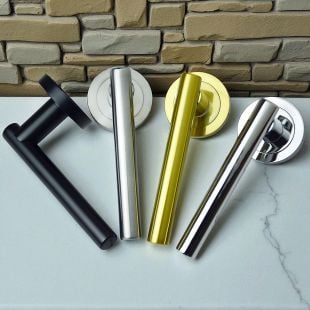 Z14 T-Bar Lever Rose Door Handle
